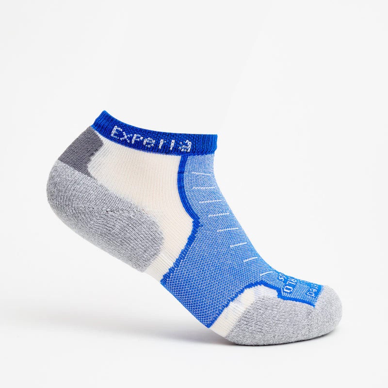 Thorlos Experia XCCU Thin Cushion Running Low Cut Socks, Royal, Large - Image 4